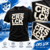 SVCN CRS LCK T-Shirt Poster SVCN T-Shirt „CRS LCK“ – Schwarz, Größe S