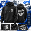 SVCN Hoodie geflügelter Ball grau Größe M