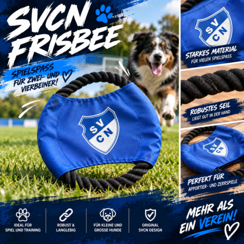 SVCN Frisbee – Hundespielzeug in Blau-Weiß 🐶💙🤍